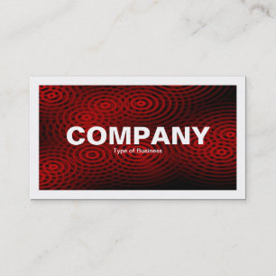 Tarjeta De Visita Borde - Lluvia eléctrica - Rojo