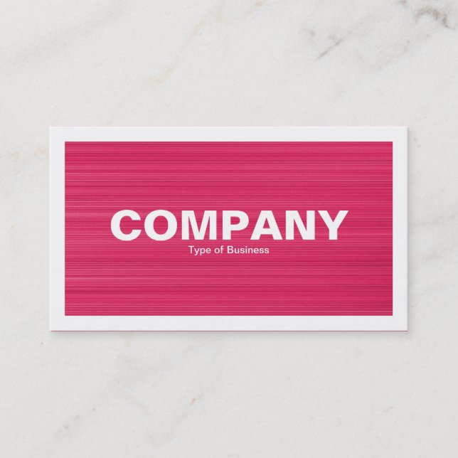 Tarjeta De Visita Bordeado - Crimson Tex (Anverso)