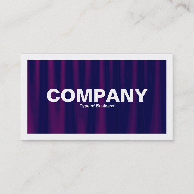 Tarjeta De Visita Bordeado - Drapery 04 (Anverso)