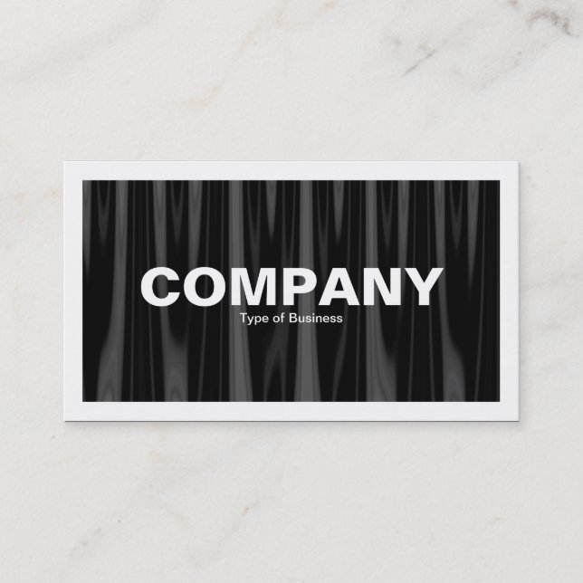 Tarjeta De Visita Bordeado - Drapery 08 (Anverso)