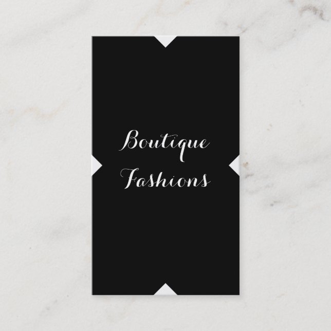 Tarjeta De Visita Bordes agudos (Anverso)