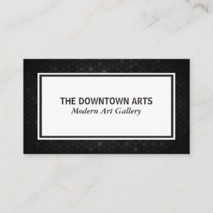 Tarjeta De Visita Bordes de patrones geométricos