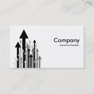 Tarjeta De Visita Bosque de Flechas - Negro y Blanco