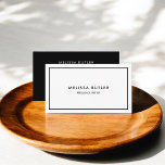 Tarjeta De Visita Bosque de lujo profesional Minimalista blanco negr<br><div class="desc">En el mundo del trabajo en red, es imperativo dar una primera impresión memorable. Nuestras tarjetas de visita de estilo minimalista están diseñadas para hacer justamente eso, encapsulando profesionalismo y elegancia en un diseño elegante y simple. Diseñadas para el profesional más exigente, estas tarjetas son perfectas para los propietarios de...</div>