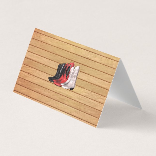 Tarjeta De Visita Botas del país de la CAMISETA (Reverso)