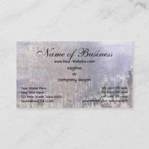 Tarjeta De Visita Boulevard des Capucines de Claude Monet