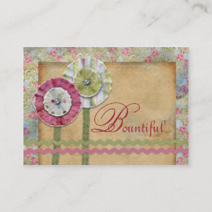 Tarjeta De Visita Bountiful Chubby Business Cards
