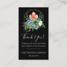 Tarjeta De Visita Bouquet Bohemian Succulers