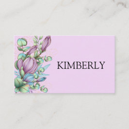 Tarjeta De Visita Bouquet deja flores