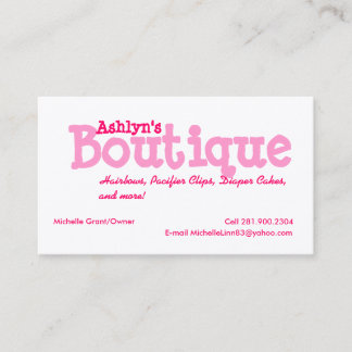 Tarjeta De Visita Boutique