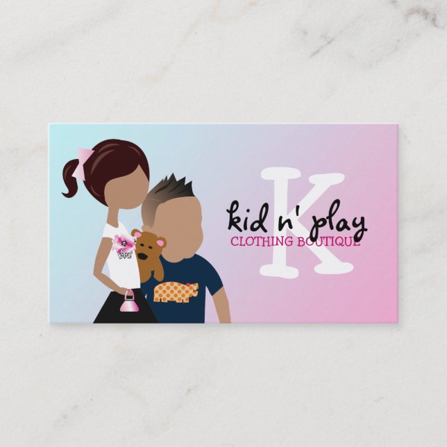 Tarjeta De Visita boutique 311-Kid's (Anverso)
