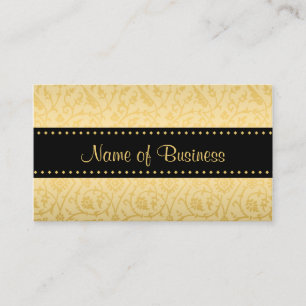 Tarjeta De Visita Boutique de Damasco Dorado