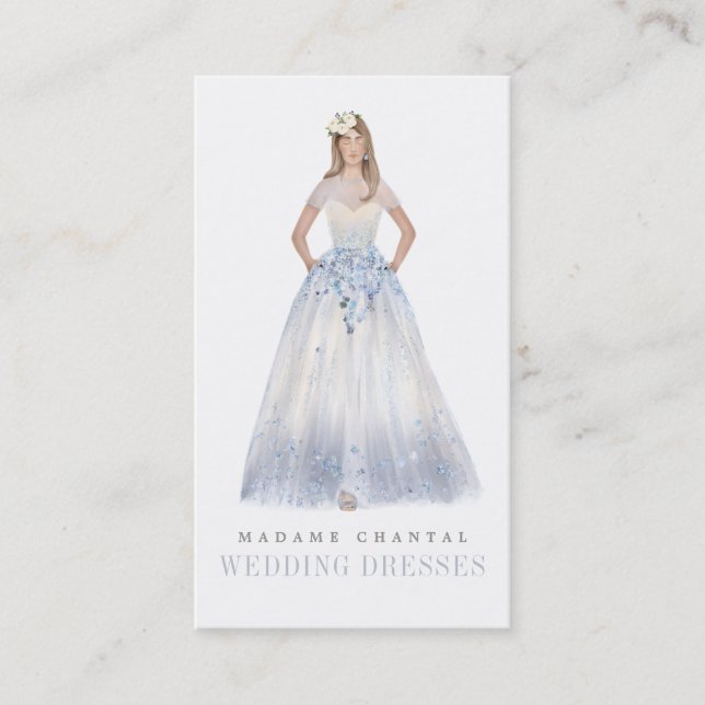 Tarjeta De Visita Boutique de encargo elegante del diseñador del (Anverso)