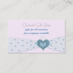 Tarjeta De Visita Boutique de la cinta azul bebé