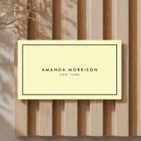Boutique de Lujo Minimalista Amarillo/Negro