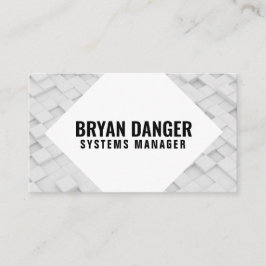 Tarjeta De Visita "Box World" personalizado (Reino Unido/Euro)