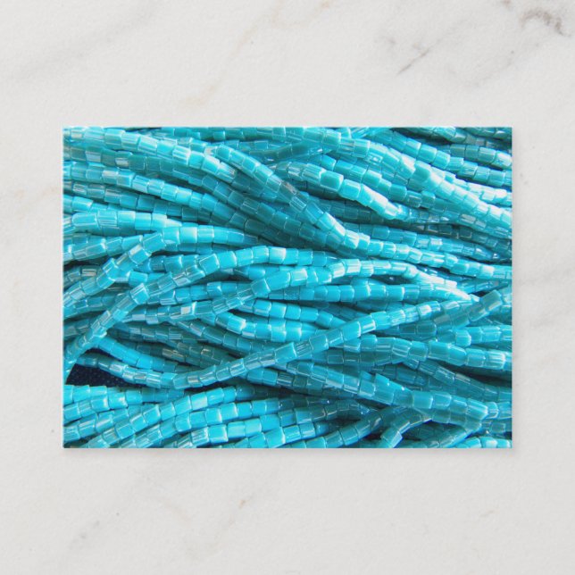 Tarjeta De Visita Braids de cuentas (Anverso)