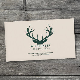 Tarjeta De Visita Branching Deer Antlers