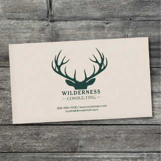 Tarjeta De Visita Branching Deer Antlers
