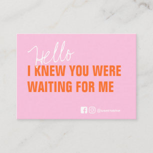 Tarjeta De Visita Branding Gracias Packing para Pequeñas Empresas