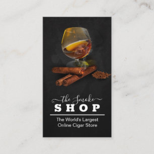Tarjeta De Visita Brandy / Cigars Store