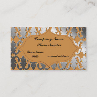 Tarjeta De Visita Breve amortiguador metálico