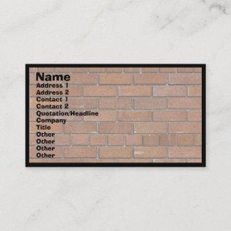 TARJETA DE VISITA BRICANTES