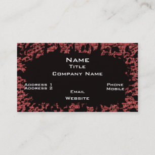 Tarjeta De Visita Brickwall Business Card