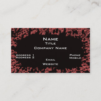 Tarjeta De Visita Brickwall Business Card