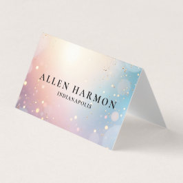 Tarjeta De Visita Bright Minimal Custom Family Name | 5-Minute Edit