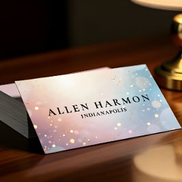 Tarjeta De Visita Bright Minimal Custom Family Name | 5-Minute Edit