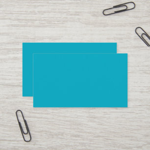 Tarjeta De Visita Bright Rich Sky Blue Business Cards