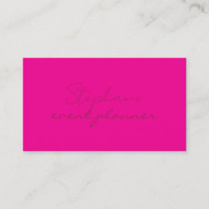 Tarjeta De Visita Brillante profesional de moda y colores cálidos