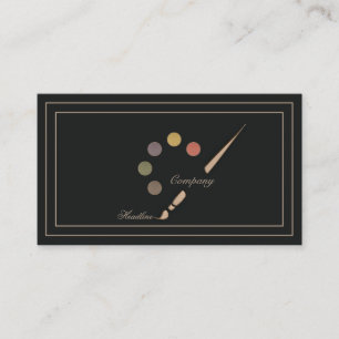 Tarjeta De Visita Brocha del artista