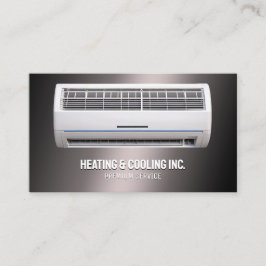 Tarjeta De Visita Bronce con aire acondicionado