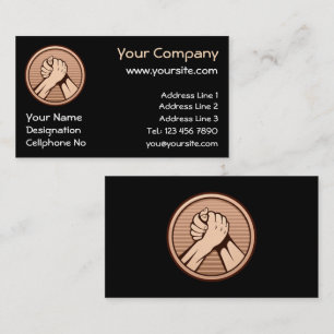 Tarjeta De Visita Bronce en lucha armada
