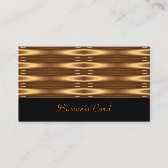 Tarjeta de visita Bronce Oro (Anverso)