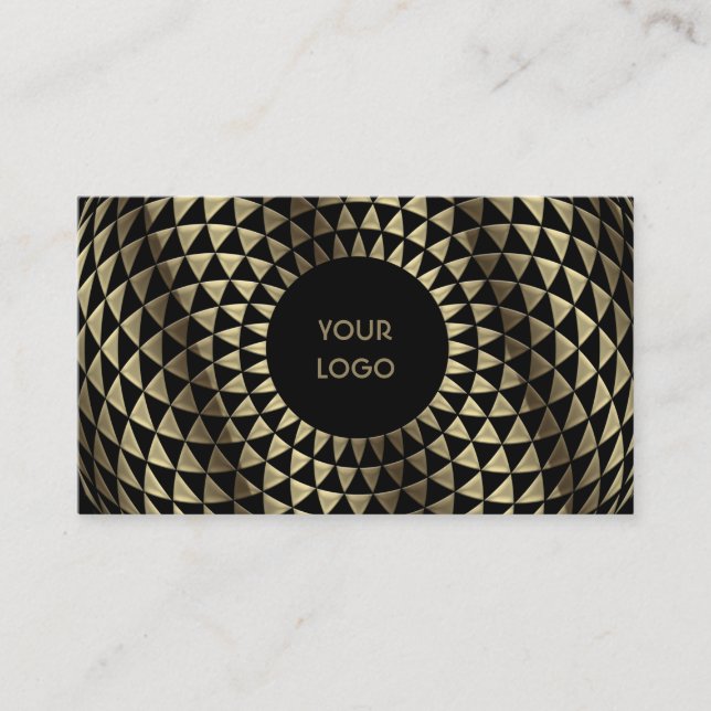 Tarjeta De Visita BRONZE MANDALA I Cartão de Visita (Anverso)