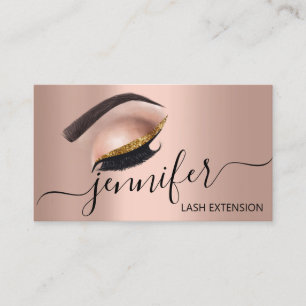 Tarjeta De Visita Brotes de Artistas de Extensión Eyelash Profesiona