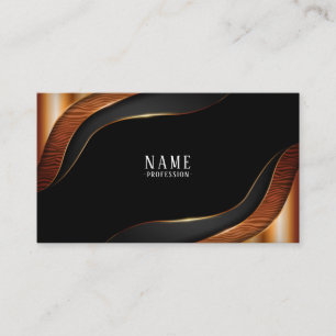 Tarjeta de visita Brown Luxury