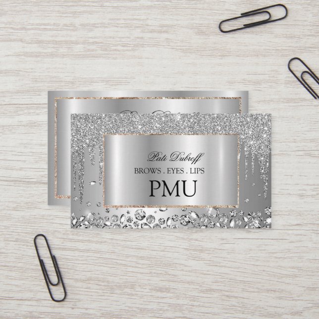 Tarjeta De Visita Brows Aftercare PMU Microblading Henna Salon (Anverso/Reverso In Situ)