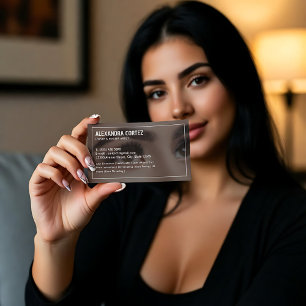 Tarjeta De Visita Brows & Lashes Español Bilingüe