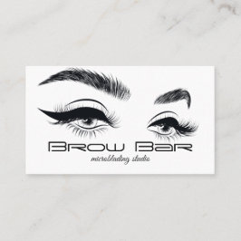 Tarjeta De Visita Brows & Lashes Microblandos, Extensiones Eyelash