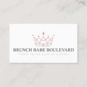 Tarjeta De Visita Brunch Babe Boulevard - Kiarra