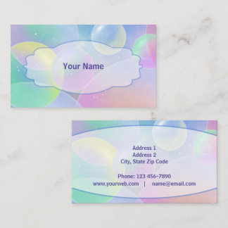 Tarjeta De Visita Bubble - Business Cards