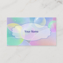 Tarjeta De Visita Bubble - Business Cards