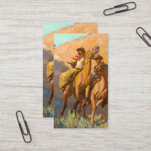 Tarjeta De Visita Buck Peters, Ranchman por Maynard Dixon