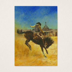 Tarjeta de visita Bucking del caballo salvaje ACEO