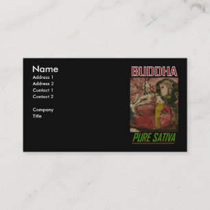 TARJETA DE VISITA BUDDHA PURE SATIVA
