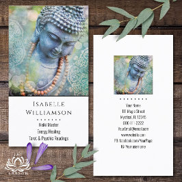 Tarjeta De Visita Buddha Zen Reiki Yoga Meditación espiritual sagrad